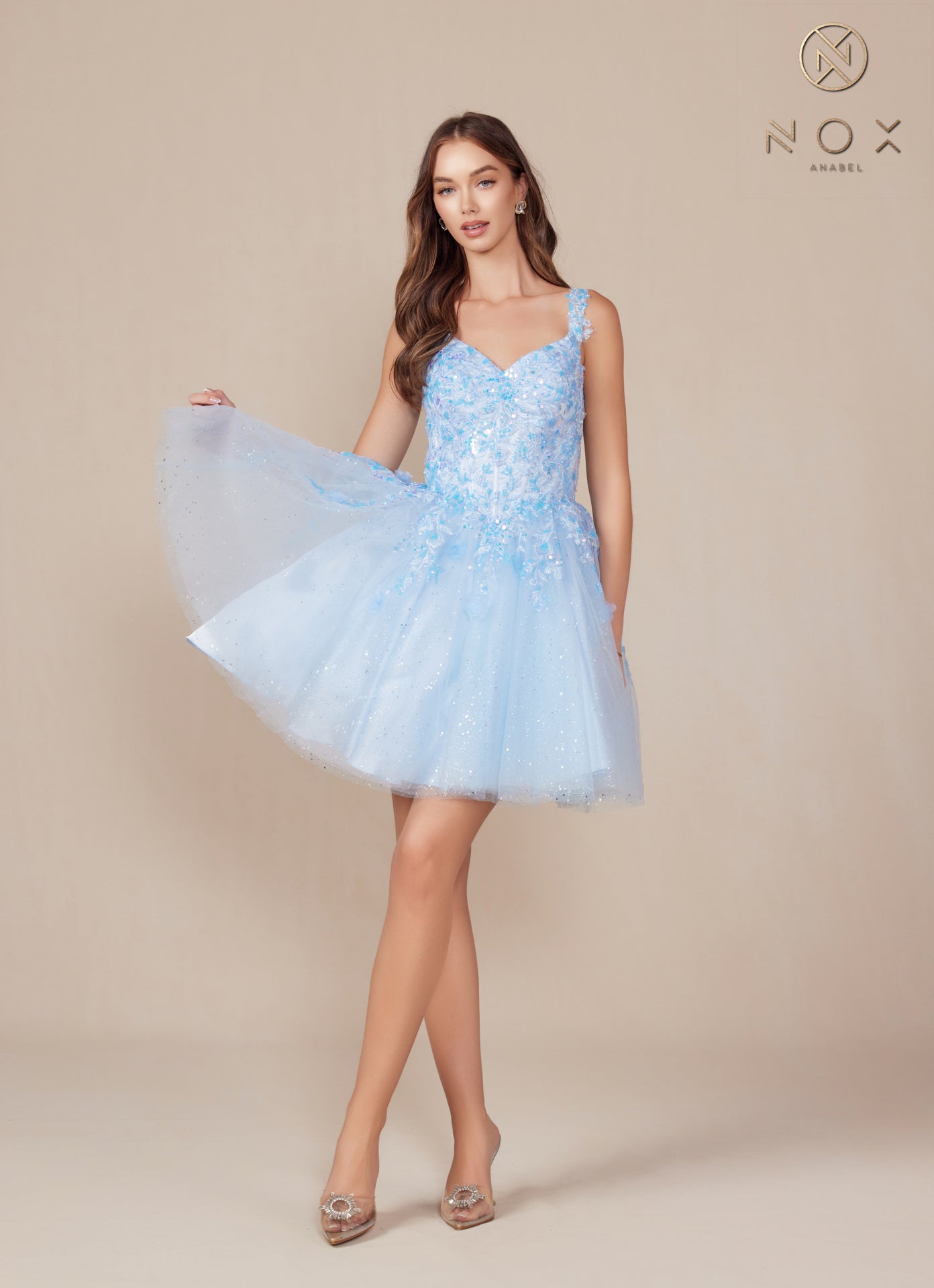 Beautiful Fit and Flare Short Dress