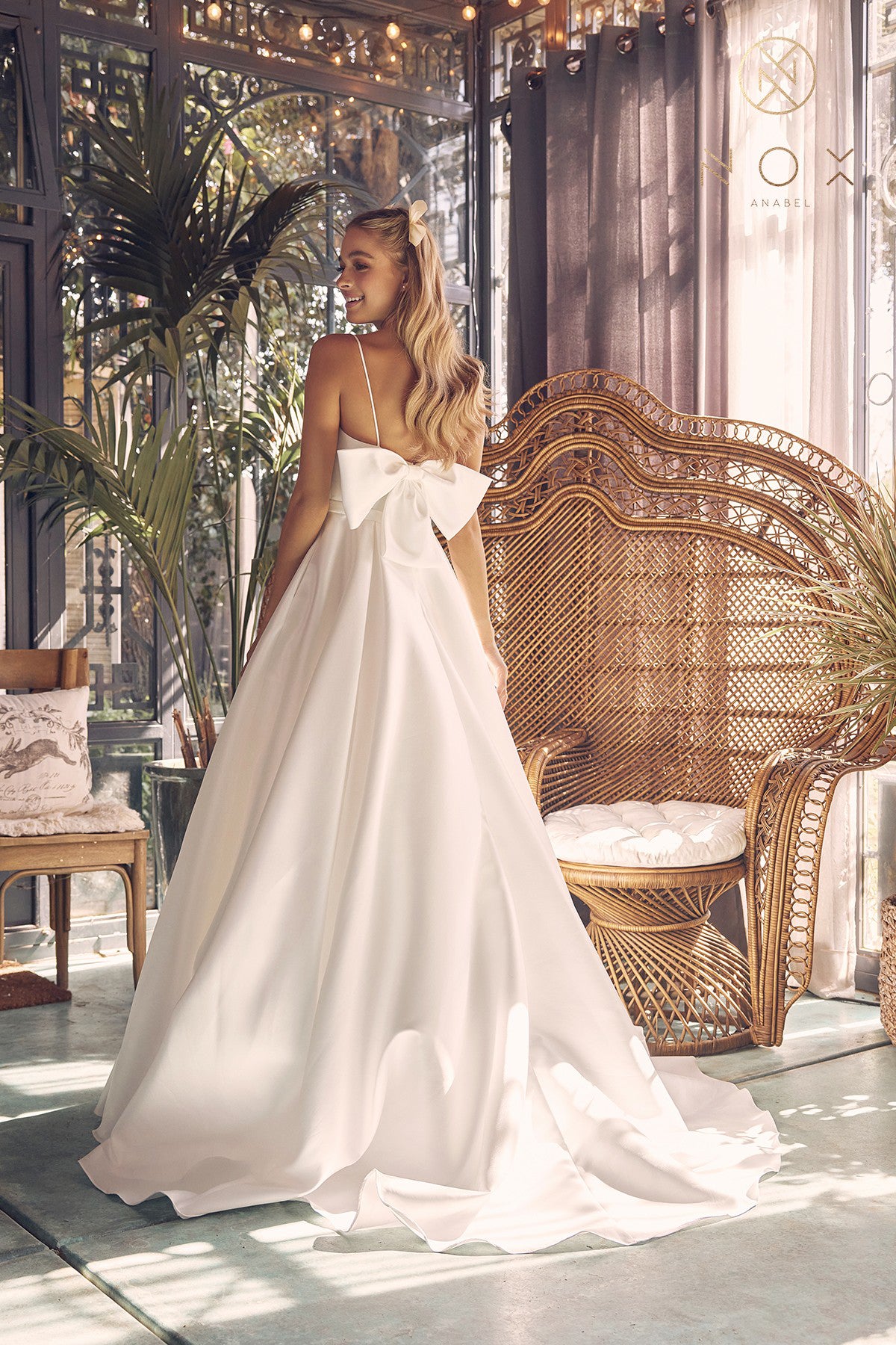 Bow A-Line Bridal Gown