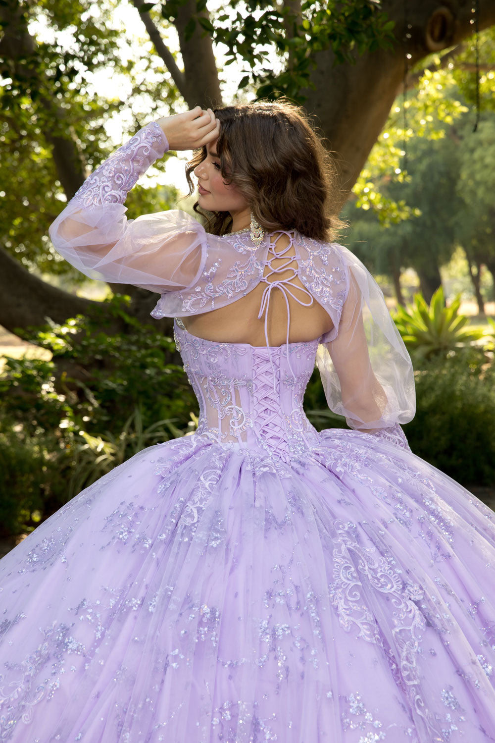 Elegant Quince Dress with Matching Bolero